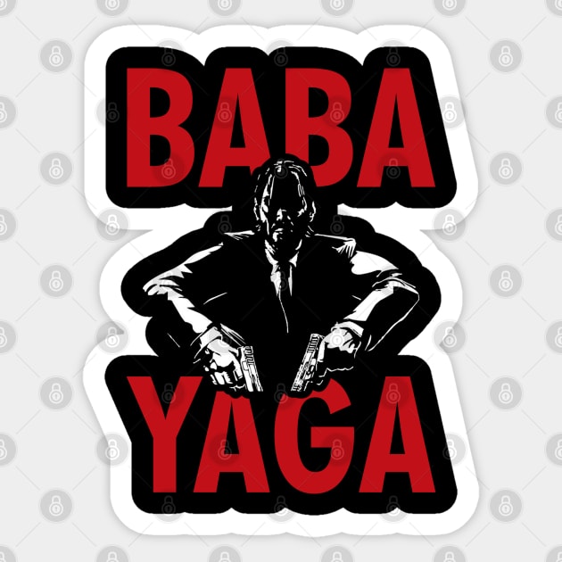 Baba Yaga Sticker by NotoriousMedia